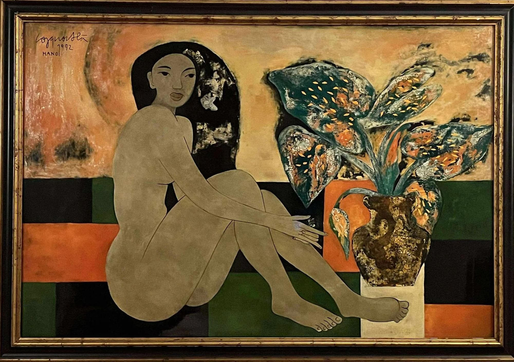 Girl by the Paulownia Tree